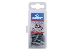 King Tony ZESTAW BITÓW 1/4" POZIDRIV No.2 x 25mm PZ2, 25 SZT. W PUDEŁKU King Tony