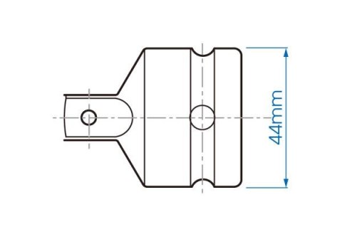 King Tony REDUKCJA UDAROWA 3/4"F(OTWÓR)x1/2" M (TRZPIEŃ), Z KULKĄ King Tony