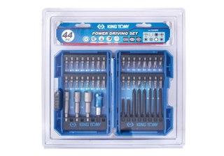 King Tony ZESTAW BITÓW DO WKRĘTARKI 1/4" 44cz., BITY HEX, TORX, PH, PZ, PŁASKIE, NASADOWE King Tony