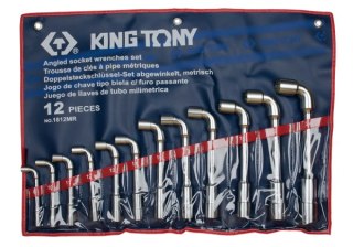 King Tony ZESTAW KLUCZY FAJKOWYCH 12cz. 8 - 24mm, ETUI King Tony