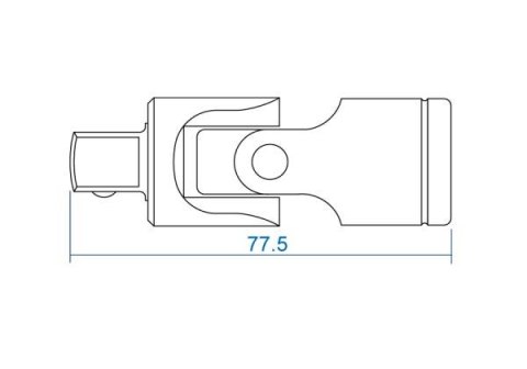 King Tony PRZEGUB KARDANA 1/2" Cr-V King Tony