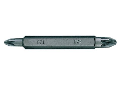 King Tony BIT DWUSTRONNY 1/4" POZIDRIV No.1/2 x 60mm PZ1 King Tony