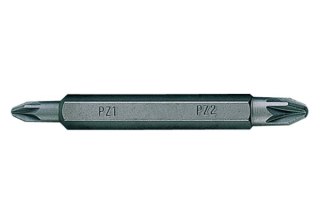 King Tony BIT DWUSTRONNY 1/4" POZIDRIV No. 2/3 x 60mm PH2/PH3 King Tony