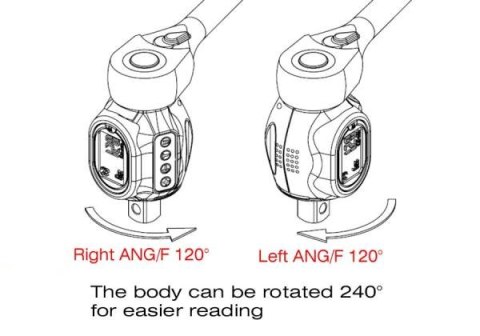 King Tony CYFROWY ADAPTER DYNAMOMETRYCZNY 1/2" 40-200 Nm King Tony