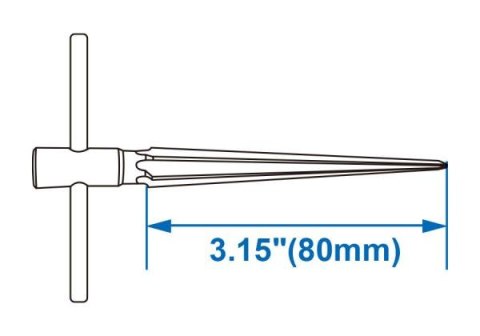 King Tony ROZWIERTAK STOŻKOWY 1/8" - 3/8", DŁUGOŚĆ 80mm King Tony