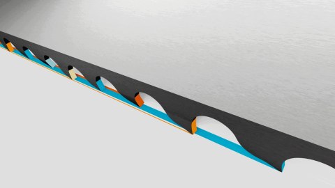 BAHCO Piła taśmowa bimetaliczna 67 mm x 1.6 mm 3/4 TPI PF do dużych i trudnych stopów BAHCO BAHCO Piła taśmowa bimetaliczna 67 mm x 1.6 mm 3/4 TPI PF do dużych i trudnych stopów BAHCO