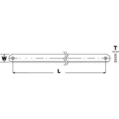 BAHCO Brzeszczot maszynowy HSS 425x32x1.60 mm 6 Z/Cal BAHCO BAHCO Brzeszczot maszynowy HSS 425x32x1.60 mm 6 Z/Cal BAHCO