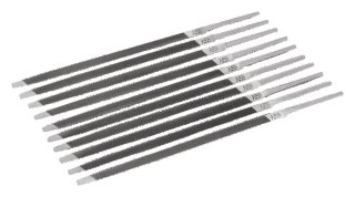 BAHCO Pilnik trójkątny 125 mm, szerokość 5 mm, zębów na cm 25, dokładne nacięcie BAHCO (10 szt.)